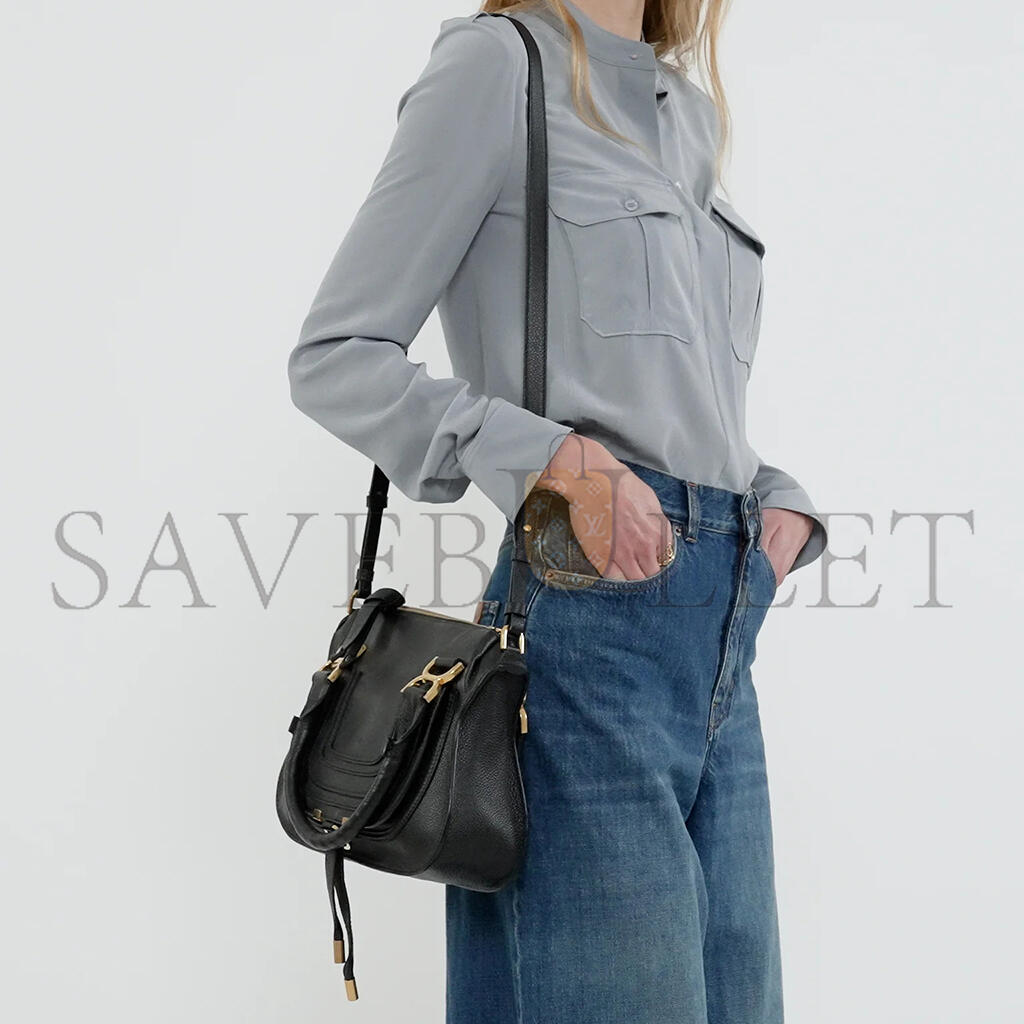 CHLOE SMALL MARCIE BAG IN GRAINED LEATHER CHC22AS628I31001 (30*23*10cm) CHLOE SMALL MARCIE BAG IN GRAINED LEATHER CHC22AS628I31001 (30*23*10cm)